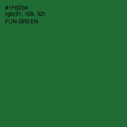 #1F6D34 - Fun Green Color Image