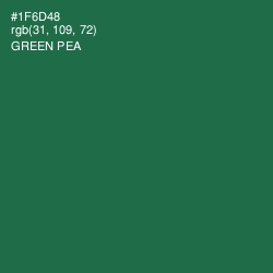 #1F6D48 - Green Pea Color Image