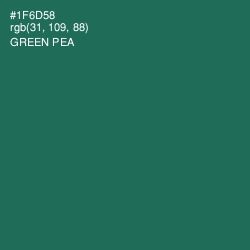 #1F6D58 - Green Pea Color Image