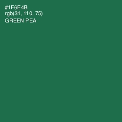 #1F6E4B - Green Pea Color Image