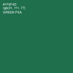 #1F6F4D - Green Pea Color Image