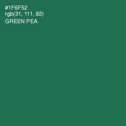 #1F6F52 - Green Pea Color Image