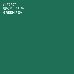 #1F6F57 - Green Pea Color Image