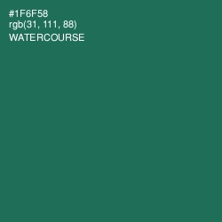 #1F6F58 - Watercourse Color Image