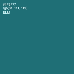 #1F6F77 - Elm Color Image