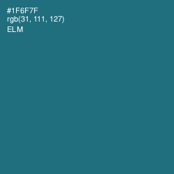 #1F6F7F - Elm Color Image