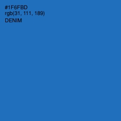 #1F6FBD - Denim Color Image