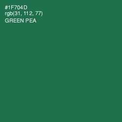 #1F704D - Green Pea Color Image