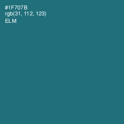 #1F707B - Elm Color Image