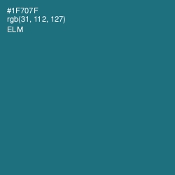 #1F707F - Elm Color Image