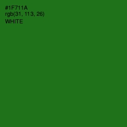 #1F711A - Japanese Laurel Color Image