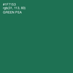 #1F7153 - Green Pea Color Image