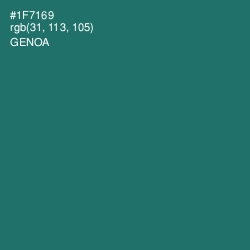 #1F7169 - Genoa Color Image