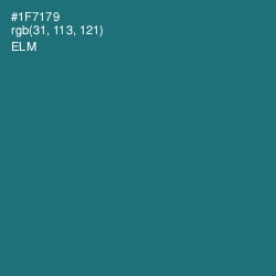 #1F7179 - Elm Color Image