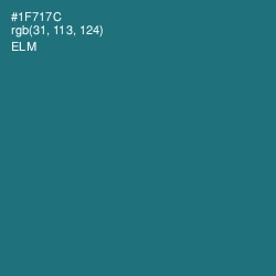 #1F717C - Elm Color Image