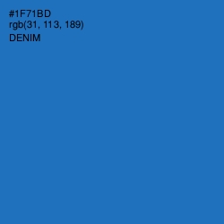 #1F71BD - Denim Color Image