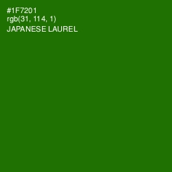 #1F7201 - Japanese Laurel Color Image