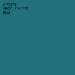 #1F727B - Elm Color Image