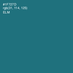 #1F727D - Elm Color Image