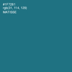 #1F7281 - Matisse Color Image