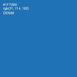 #1F72B6 - Denim Color Image