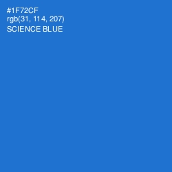 #1F72CF - Science Blue Color Image