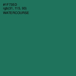 #1F735D - Watercourse Color Image