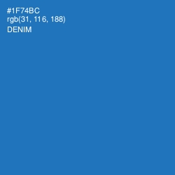 #1F74BC - Denim Color Image