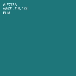 #1F767A - Elm Color Image