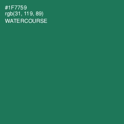 #1F7759 - Watercourse Color Image