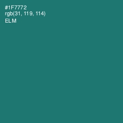 #1F7772 - Elm Color Image