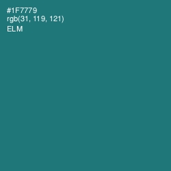 #1F7779 - Elm Color Image