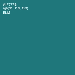 #1F777B - Elm Color Image