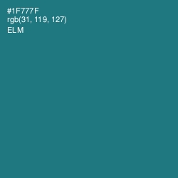 #1F777F - Elm Color Image