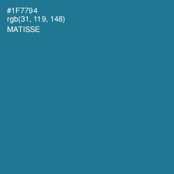 #1F7794 - Matisse Color Image