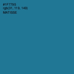 #1F7795 - Matisse Color Image