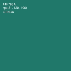 #1F786A - Genoa Color Image