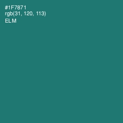 #1F7871 - Elm Color Image