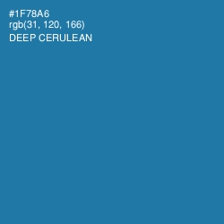 #1F78A6 - Deep Cerulean Color Image