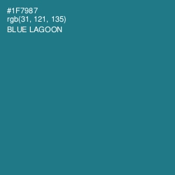 #1F7987 - Blue Lagoon Color Image