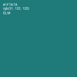 #1F7A7A - Elm Color Image