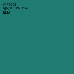 #1F7C72 - Elm Color Image