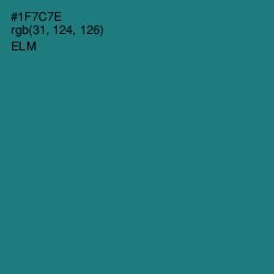 #1F7C7E - Elm Color Image