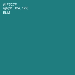 #1F7C7F - Elm Color Image