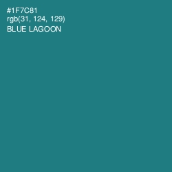 #1F7C81 - Blue Lagoon Color Image