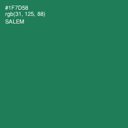 #1F7D58 - Salem Color Image