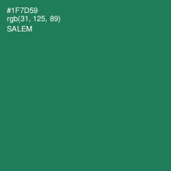 #1F7D59 - Salem Color Image