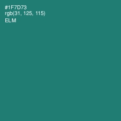 #1F7D73 - Elm Color Image