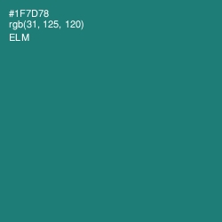 #1F7D78 - Elm Color Image