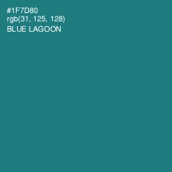 #1F7D80 - Blue Lagoon Color Image